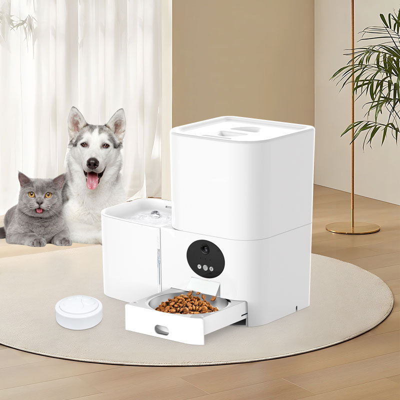Pet Feeders - 2-in-1 Smart Wi-Fi Electric Pet Feeder