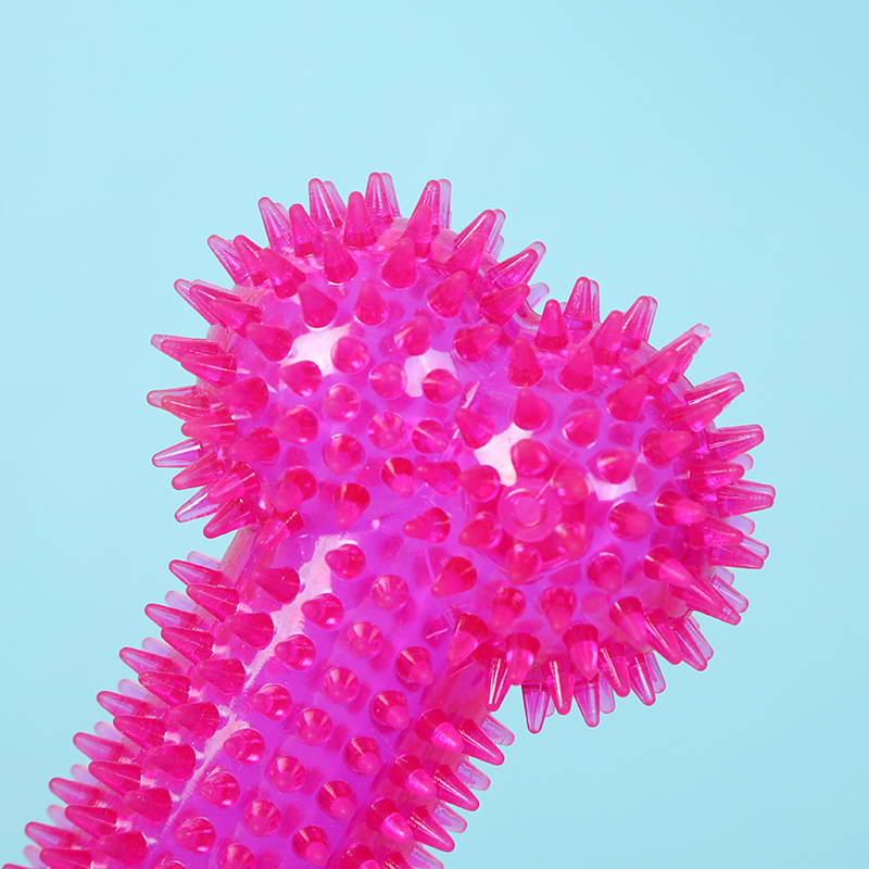 Pet Dog Chew Toy Bone-Shaped S - Interactive Squeaky Plush Dog Toy ulasan dan harga