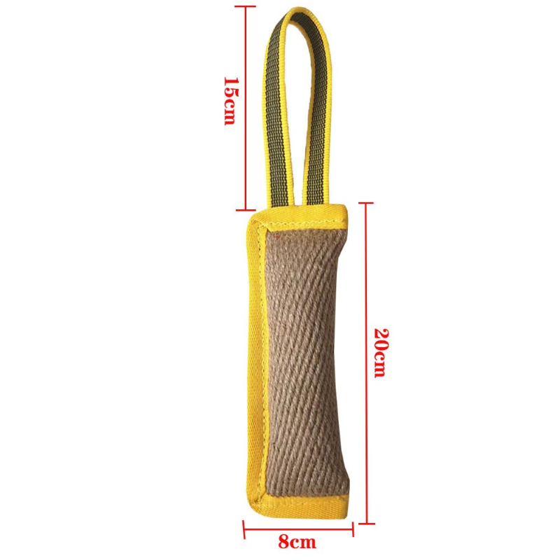 Dog Training Bite Tug Toy, Jut - Interactive Squeaky Plush Dog Toy ulasan dan harga