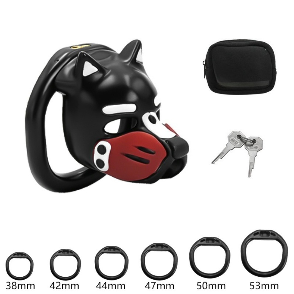New Dog Head Chastity Cage wit - Dog Toys ulasan dan harga