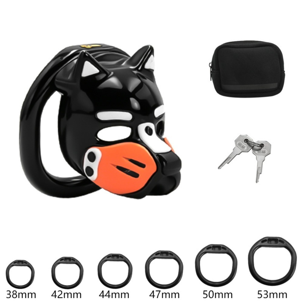 New Dog Head Chastity Cage wit - Dog Toys ulasan dan harga
