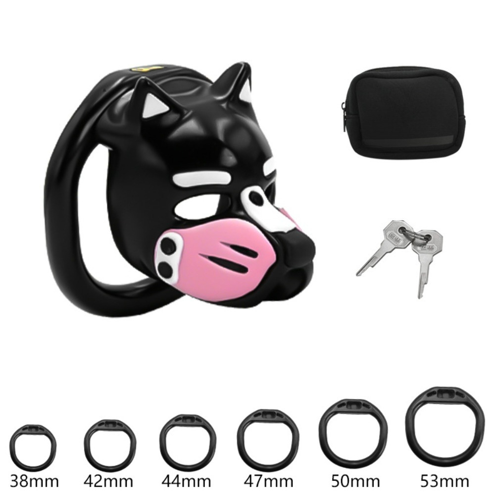 New Dog Head Chastity Cage wit - Dog Toys ulasan dan harga