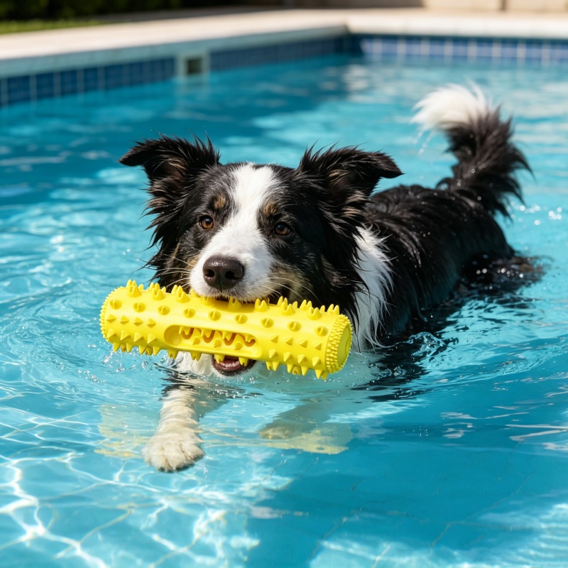 Durable Squeaky TPR Dog Chew T - Rubber Treat Dispensing Dog Toy ulasan dan harga