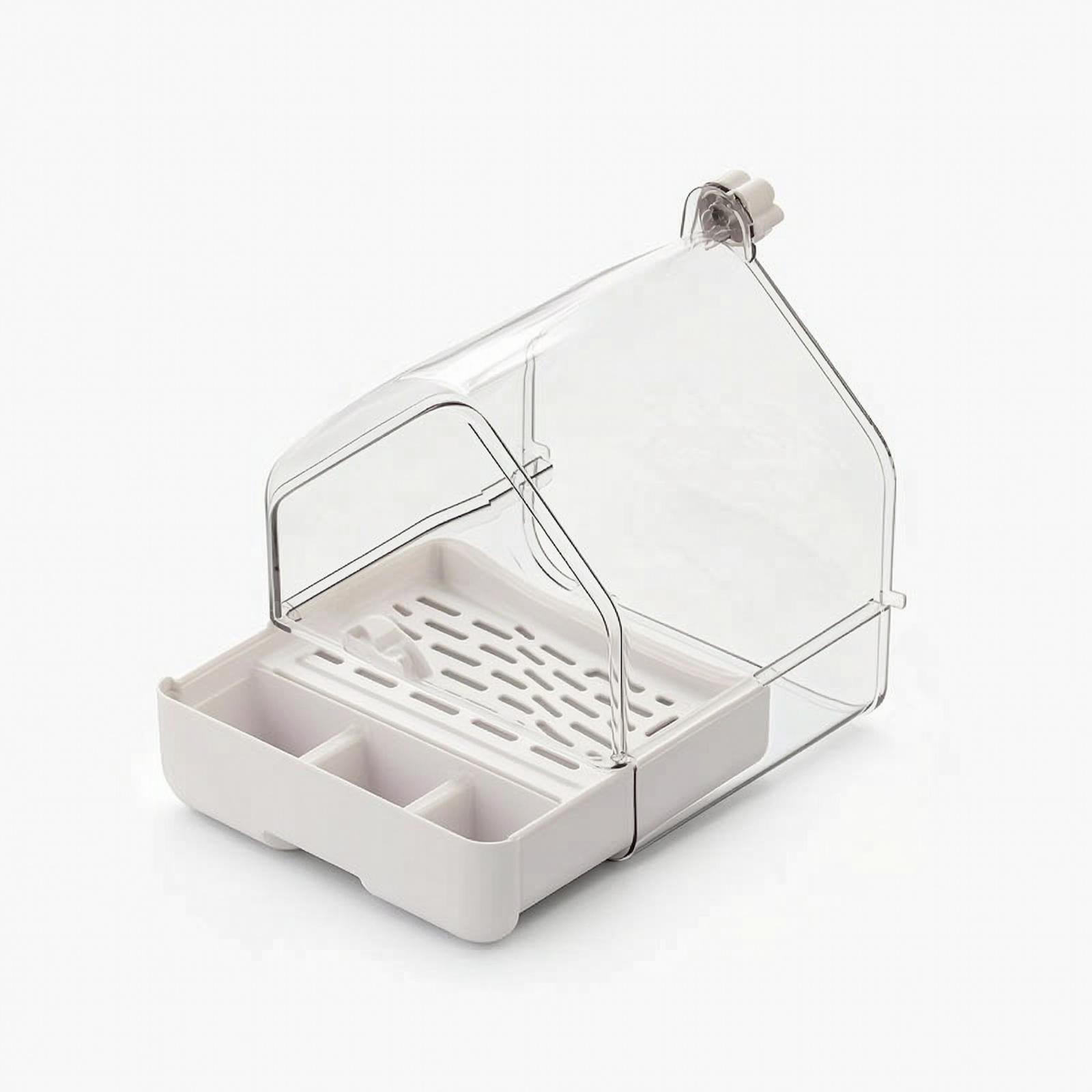Bird Bath with Food Box Cage-M - Pet Feeders ulasan dan harga