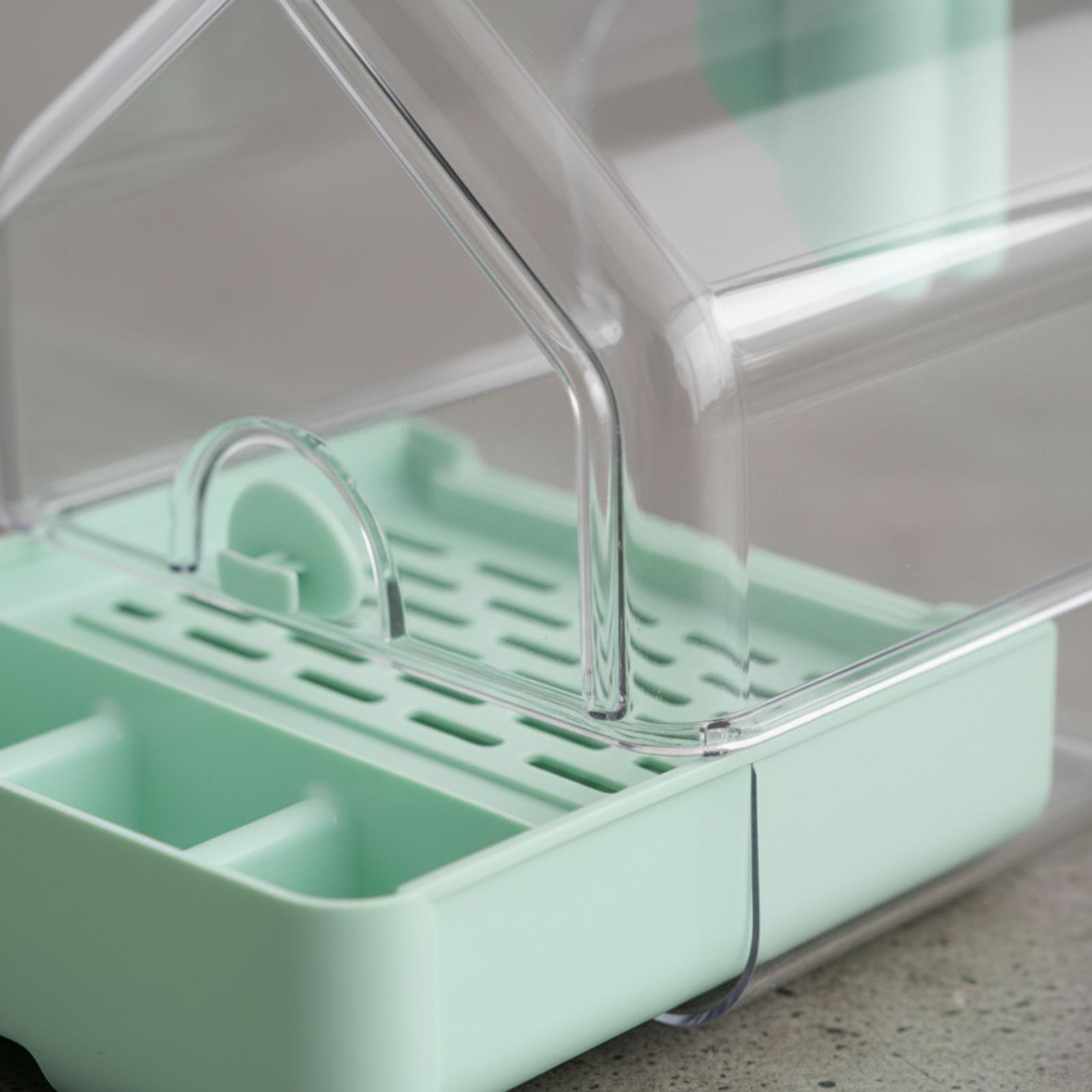 Bird Bath with Food Box Cage-M - Pet Feeders ulasan dan harga