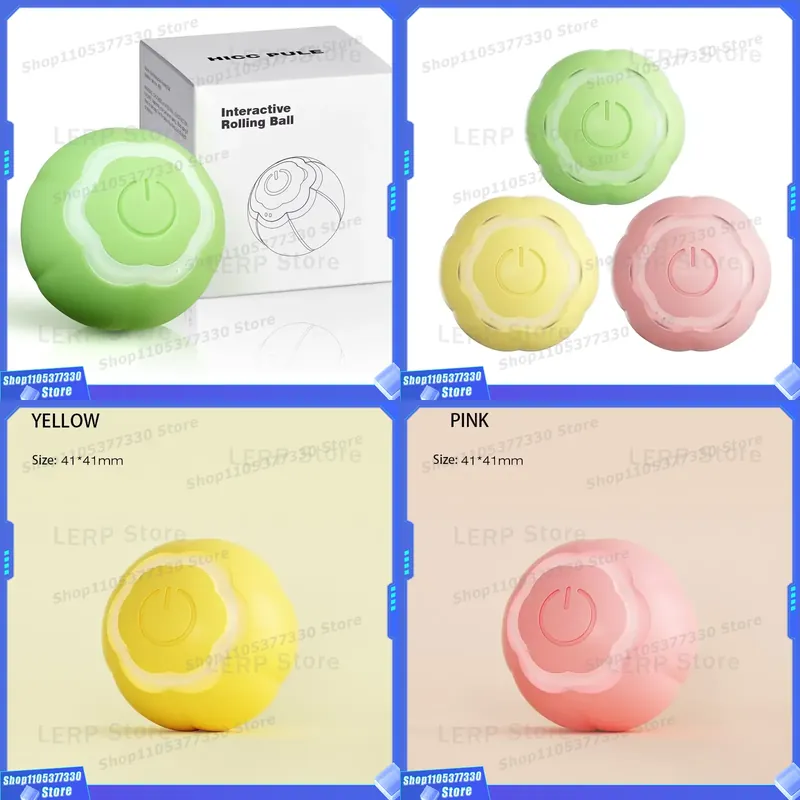 OEM Colorful Light Moving Ball - Automatic Moving Dog Ball ulasan dan harga