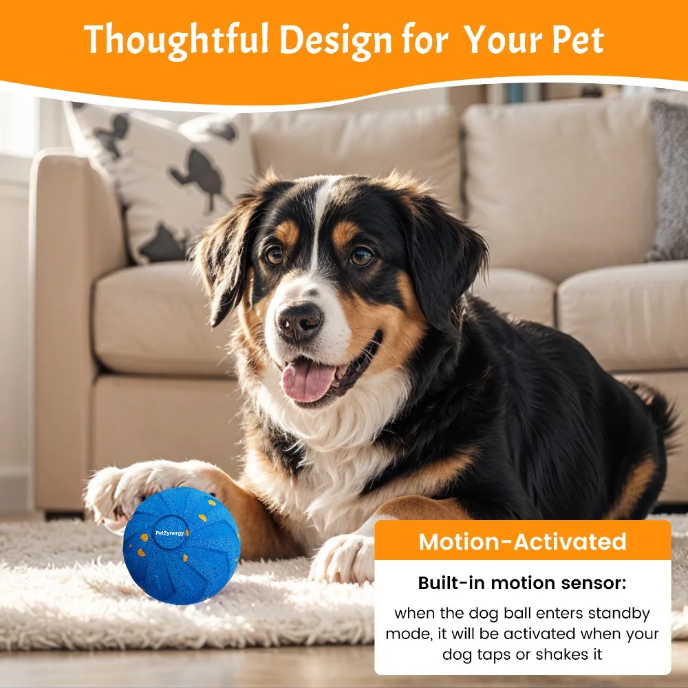 Bite Resistant Smart Dog Toy B - Automatic Moving Dog Ball ulasan dan harga