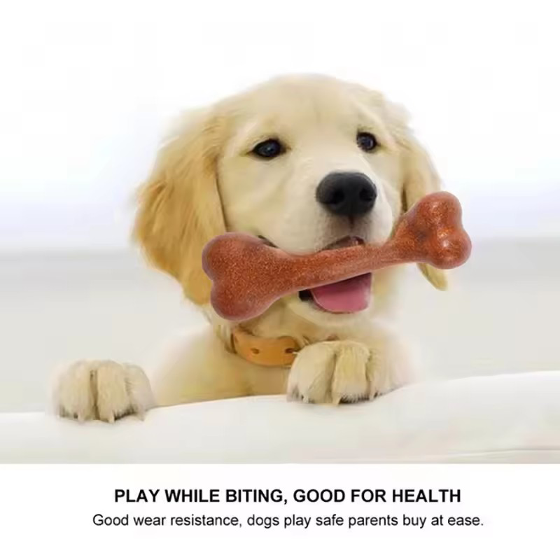 Beef Flavor Dog Chew Toy Simul - Teeth Cleaning Dog Chew Bone ulasan dan harga