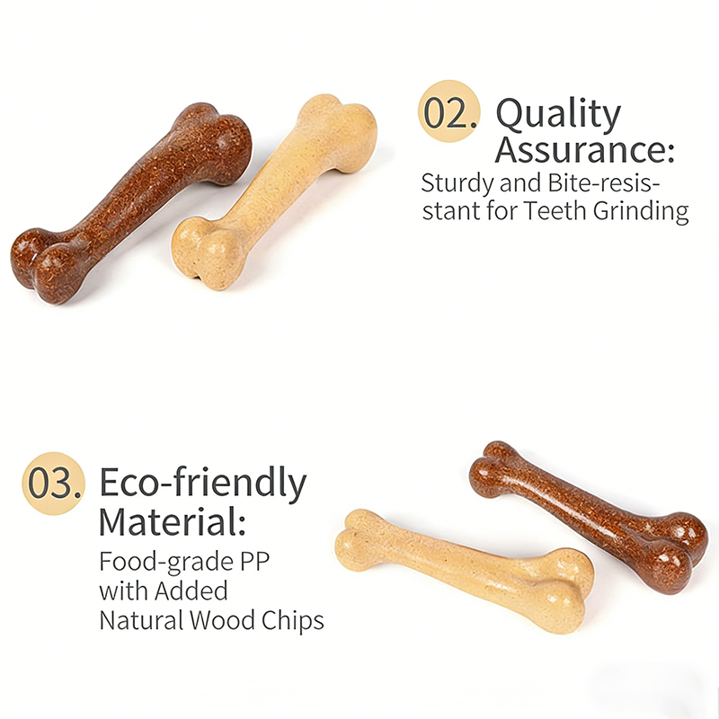 Beef Flavor Dog Chew Toy Simul - Teeth Cleaning Dog Chew Bone ulasan dan harga