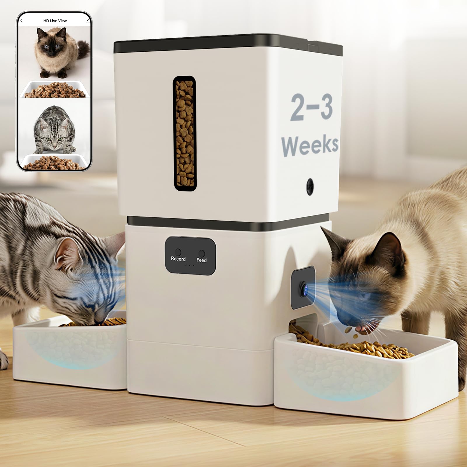 5GHz WiFi 8L Smart Automatic P - Pet Feeders ulasan dan harga